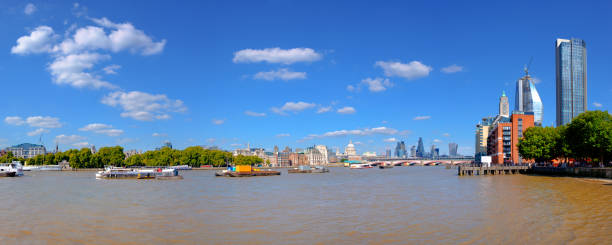 istock London, panoramic view over Thames river from Waterloo bridge 851951254