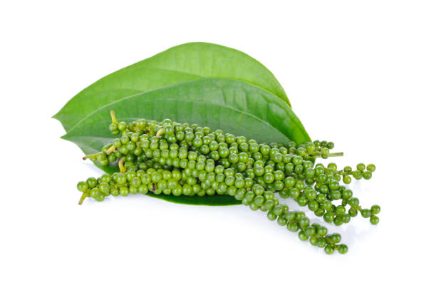 istock pile of fresh peppercorns with leaf on white background 851964910