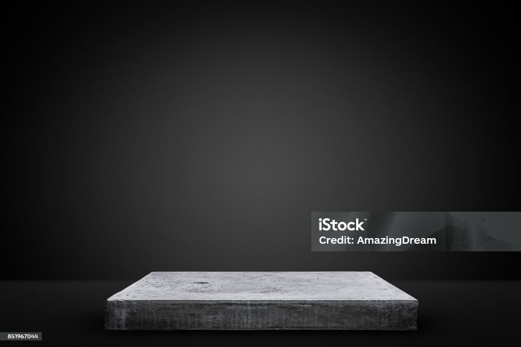 Empty concrete table, Template mock up for display of your product. Table Stock Photo