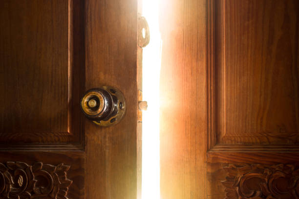 open door light open door light doorway stock pictures, royalty-free photos & images