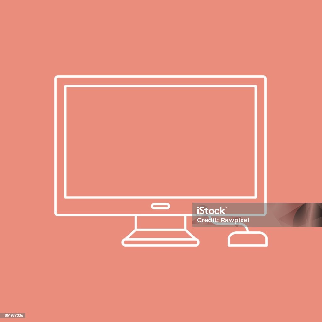 Vector Of Computer Digital Device Stock Illustration - Download Image ...