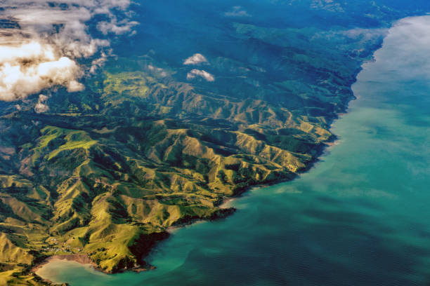 paysage aérien de nouvelle-zélande nord de l’île - north island new zealand photos et images de collection