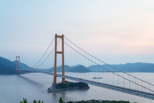istock zhoushan xihoumen bridge at dusk 852008342