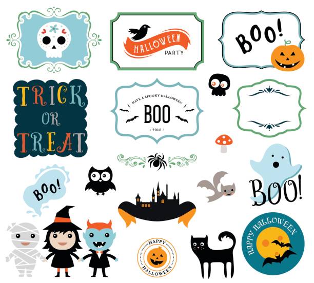 ilustraciones, imágenes clip art, dibujos animados e iconos de stock de colección halloween - vampire vampiress little girls cartoon