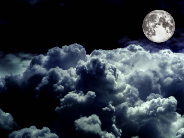 istock super moon heap white cloud in the night sky 852012836