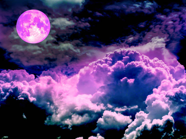 istock super full purple moon in the night sky 852013618
