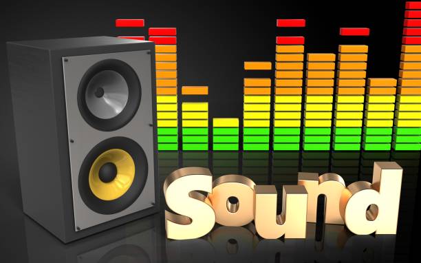 3d 'sound' sign audio spectrum