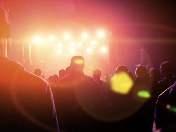 istock Concert crowd in front of a live stage 852029990