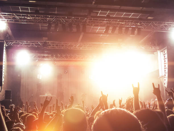 istock Concert crowd in front of a live stage 852030058
