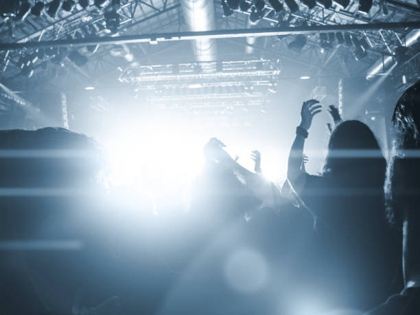 istock Concert crowd in front of a live stage 852030112