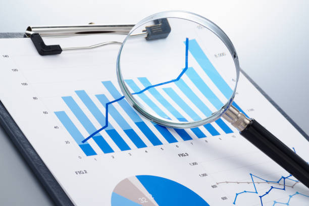 istock Focusing on growth potential. Reviewing report. 852031386