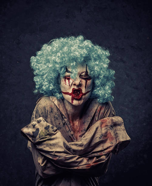 istock Angry Halloween Clown 852036750