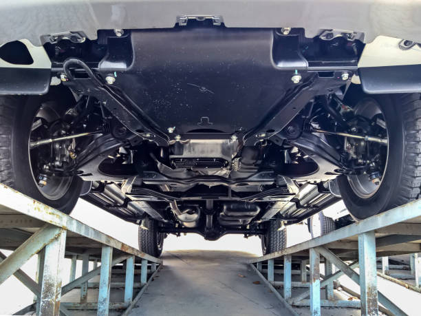 istock Suspension chassis pickup car truck 852036860