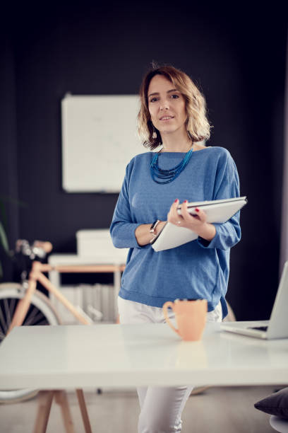 istock Businesswoman in home office/ work space 852037526