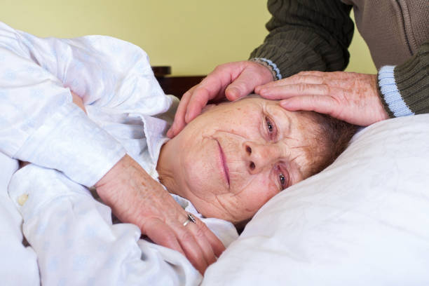 istock Bedriedden elderly woman 852038210