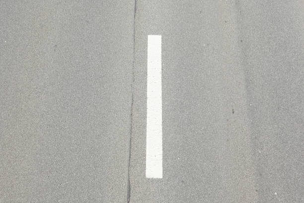 Road marking of the median strip