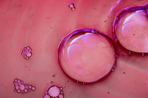 istock Colorful water bubles on water as background 852047928