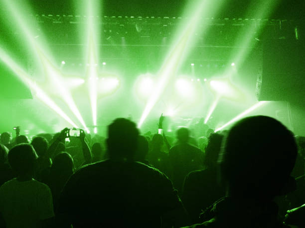 istock Concert crowd in front of a live stage 852048392