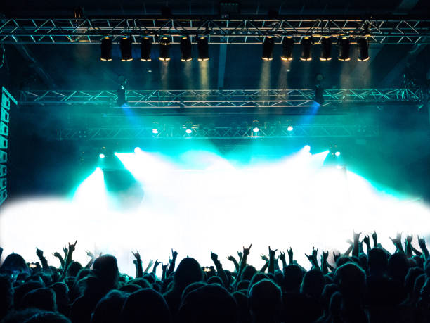istock Concert crowd in front of a live stage 852048576