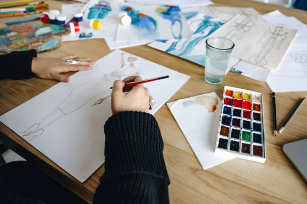 istock fashion designer sketching 852057750