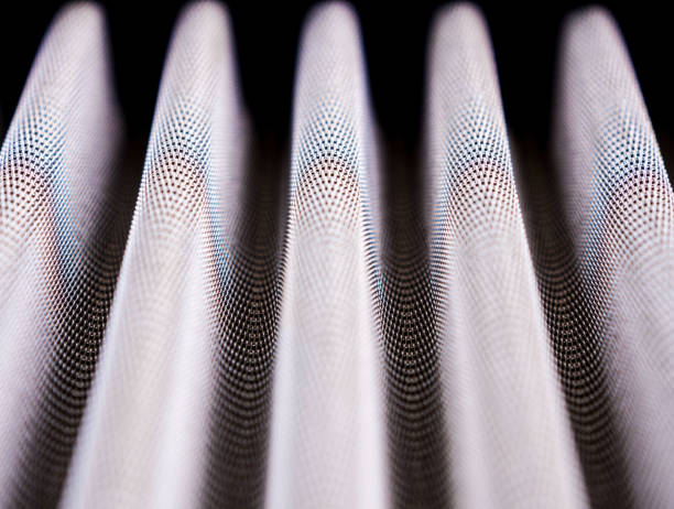 istock Metal grill texture of vehicle air filter 852059706