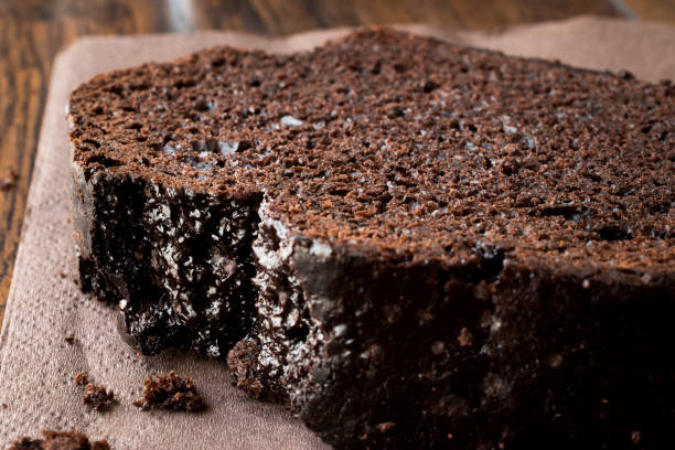 istock Chocolate Cake on dark wooden surface. 852083972