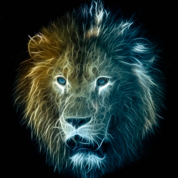 istock Digital fantasy art of a lion 852084014