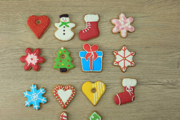 istock Christmas cookies and decorations. 852084554