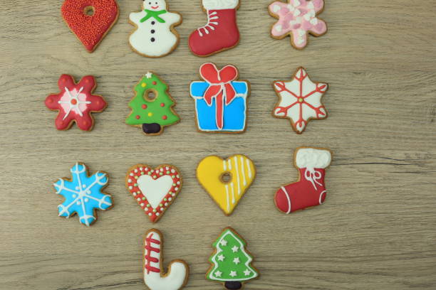 istock Christmas cookies and decorations. 852084604