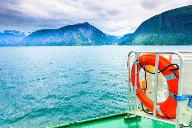 istock ship ferryboat on norwegian fjord 852088514