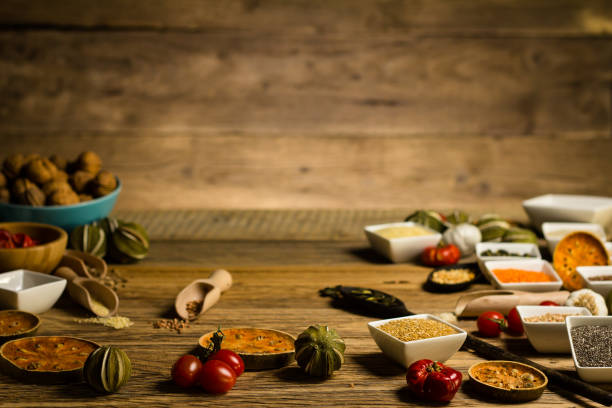 istock Various dried legumes in bowls for background, 852088620