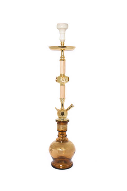 istock Colorful arabic hookah on white background. 852130116