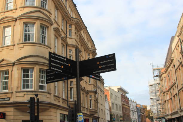 istock Oxford - sign for all the torists destinations 852134938