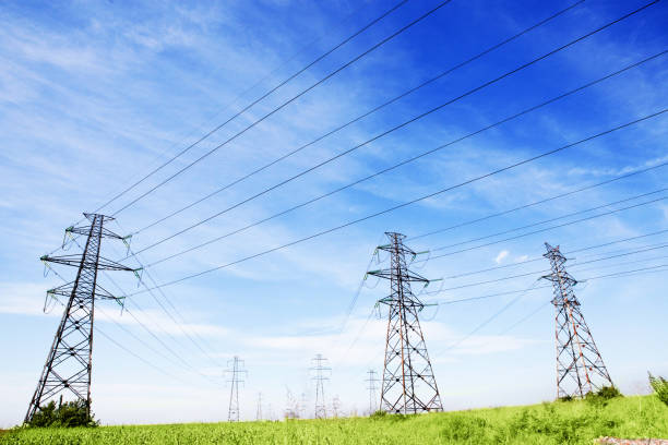 istock Power Line at the Blue Sky 852139222