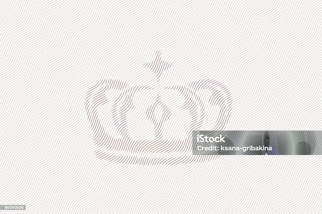 Certificate texture. Royal crown. Background with thin line pattern Textured stock vector