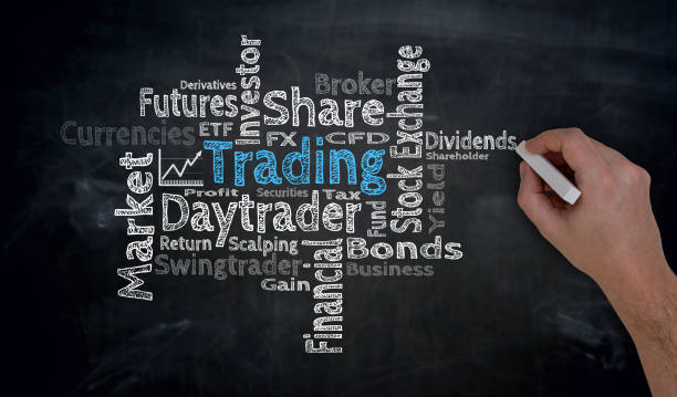 istock Trading Cloud is written by hand on blackboard 852142706