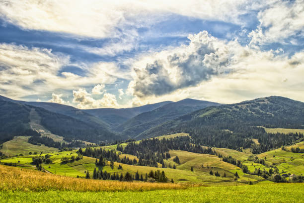 istock Viewn on the mountains. Carpathians, Podobovets 852152570
