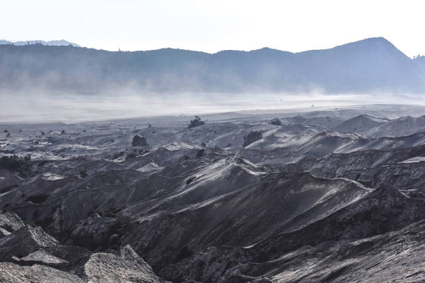 istock Layer Volcanic ash as sand ground of Mount Bromo volcano 852156928