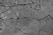 The black and white cement ground background