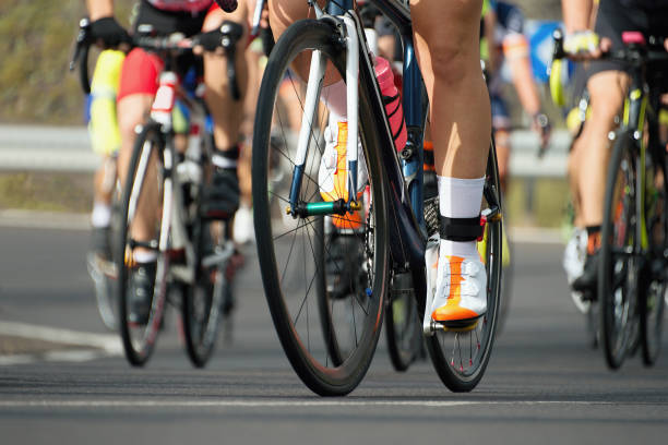istock Cycling competition,cyclist athletes riding a race 852165830