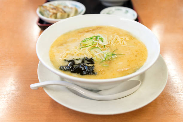 istock Japanese ramen ( japan traditional style noodles  soup) in white deep bowl 852170990