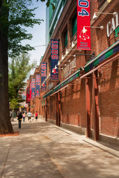 펜웨이 파크 보스턴 매사 추세 츠 미국에서의 외관 - boston red sox 뉴스 사진 이미지