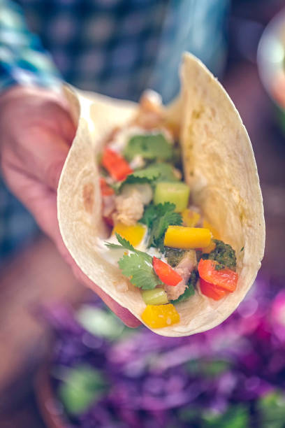 istock Fish Tortilla Sandwich with Vegetables 852195114