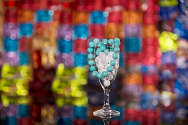 Drinking Glass, Necklace, bokeh