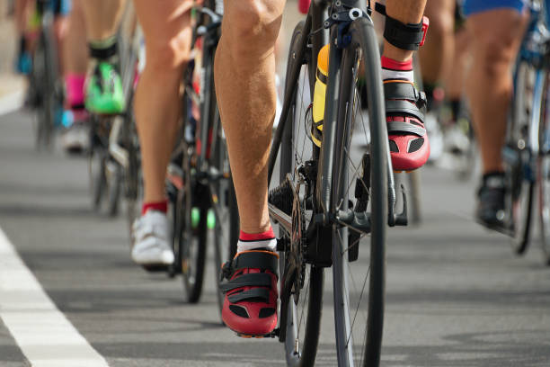 istock Cycling competition,cyclist athletes riding a race 852201238