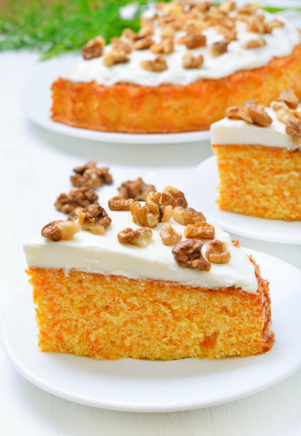 istock Appetizing piece of carrot cake 852226042