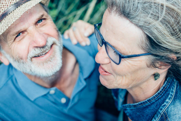 istock Happy senior couple 852228368