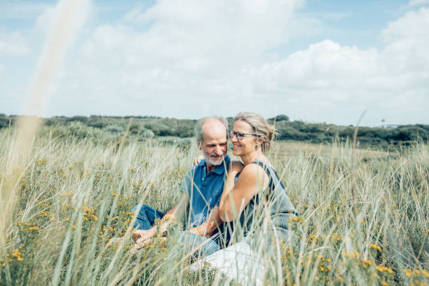 istock Happy senior couple 852228384