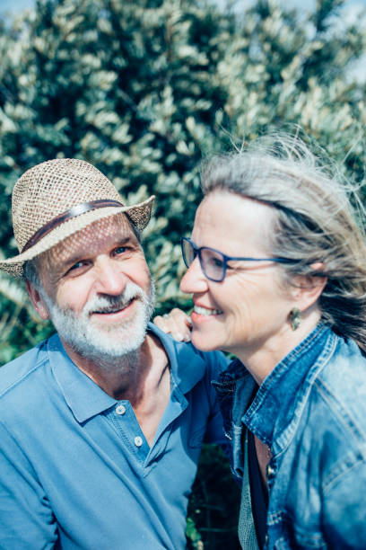 istock Happy senior couple 852228416