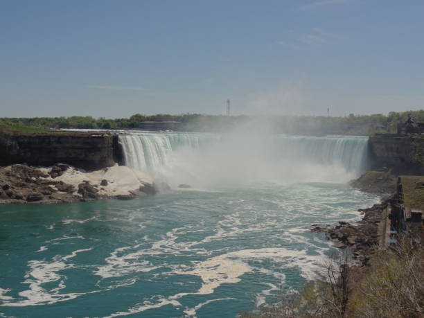 istock The waterfalls at the Niagara Falls 852243646